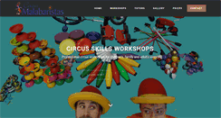 Desktop Screenshot of circus-workshops-uk.co.uk